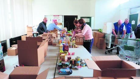 Kinderen helpen voedselbank West Twente