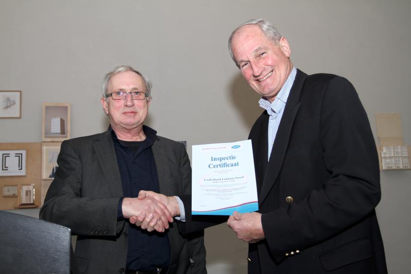 Certificaat voedselveiligheid voor Voedselbank Limburg-Noord