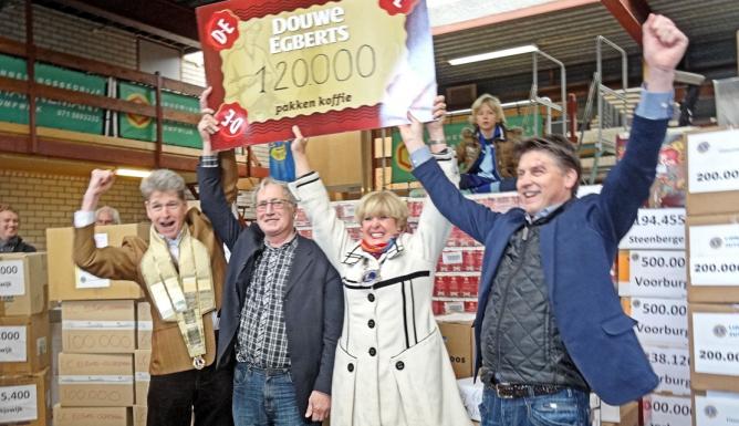 Actie Lions Clubs levert 120.000 pakken koffie op voor voedselbanken in Nederland
