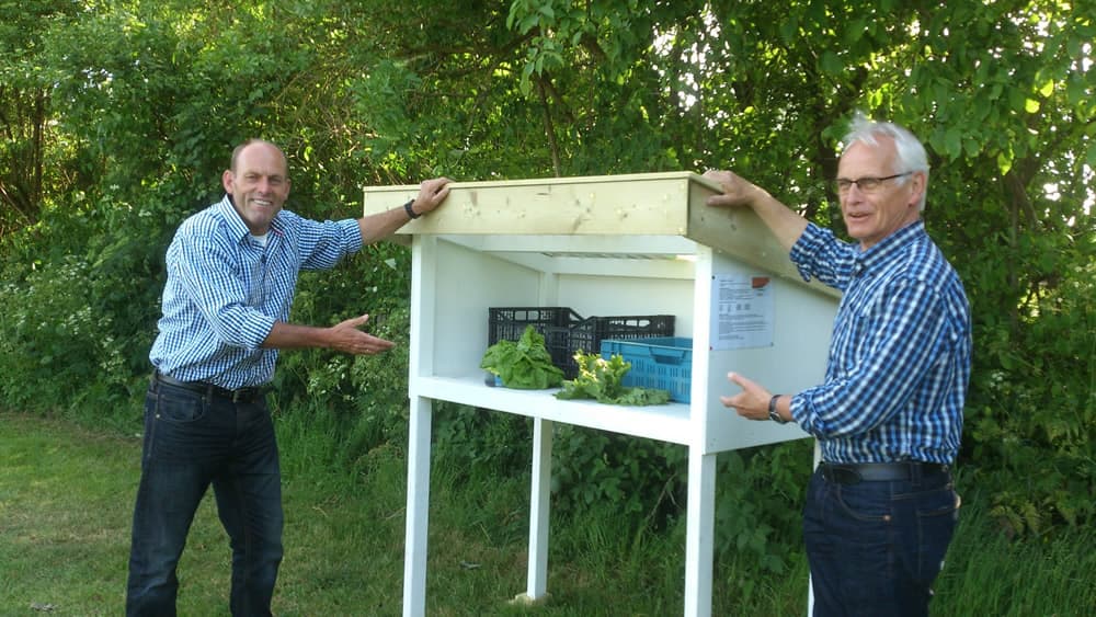 Twee groente-inzamelingkasten voor Voedselbank Joure
