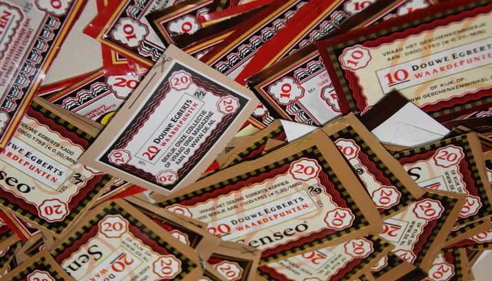 Douwe Egberts puntenactie Lions Club Rheden/Rozendaal: Koffie voor de Voedselbank